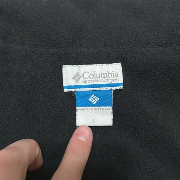 Columbia Vest Size Large Dark Grey/Black - Picture 9 of 13